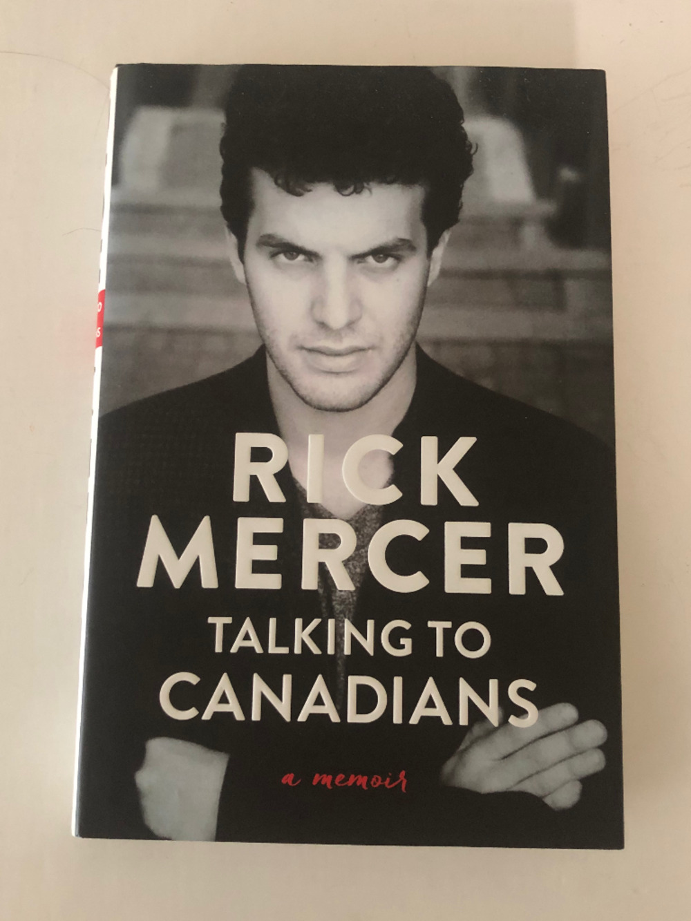 Rick Mercer memoir hardcover book Talking to Canadians